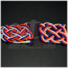 Turks Head Knot - Red/Blue/White