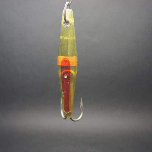 Baldy's - Medium 5 1/4" - Med. Green/Red - Dbl. Hook