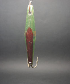 Baldy's - Medium 5 1/4" - Dark Green/Red - Dbl. Hook