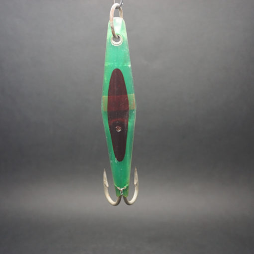 Baldy's - Medium 5 1/4" - Dark Green/Red - Dbl. Hook