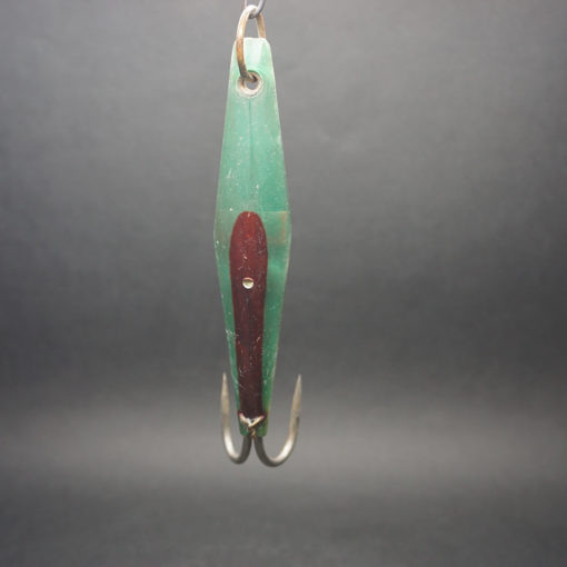 Baldy's - Medium 5 1/4" - Dark Green/Red - Dbl. Hook