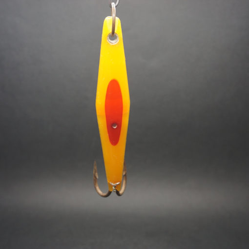 Baldy's - Medium 5 1/4" - Amber/Red - Dbl. Hook