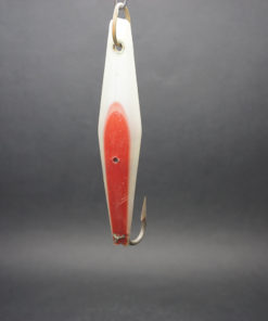 Baldy's - Medium 5 1/4" - Silver/Red - Dbl. Hook