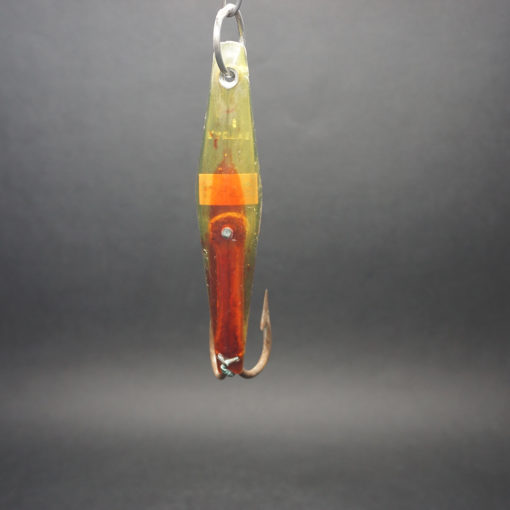 Baldy's - Small 5" - Med. Green/Red - Dbl. Hook