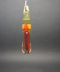 Baldy's - Small 5" - Med. Green/Red - Dbl. Hook