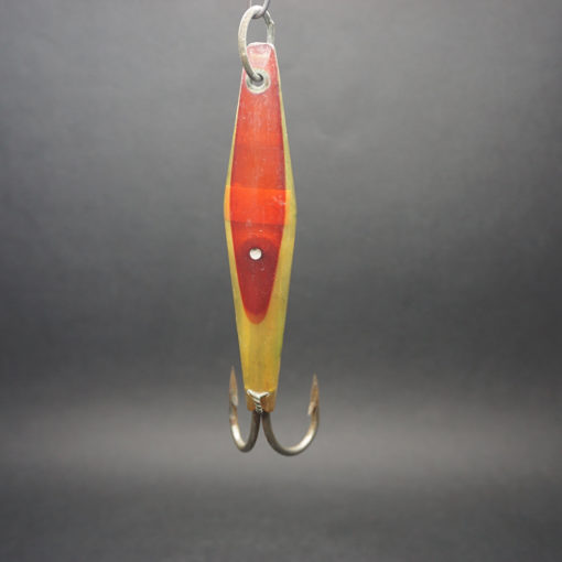 Baldy's - Small 5" - Med. Green/Red - Dbl. Hook