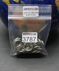 Stainless Steel Rings 14 GA - 5/16" - Bag of 24