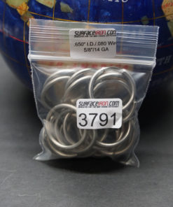 Stainless Steel Rings 14 GA - 5/8" - Bag of 24