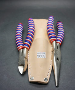 Leather Sheath W/ Titanium Coated 7