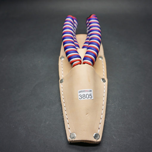 Leather Sheath W/ Titanium Coated 7" Pliers and Dykes - Red,White & Blue!