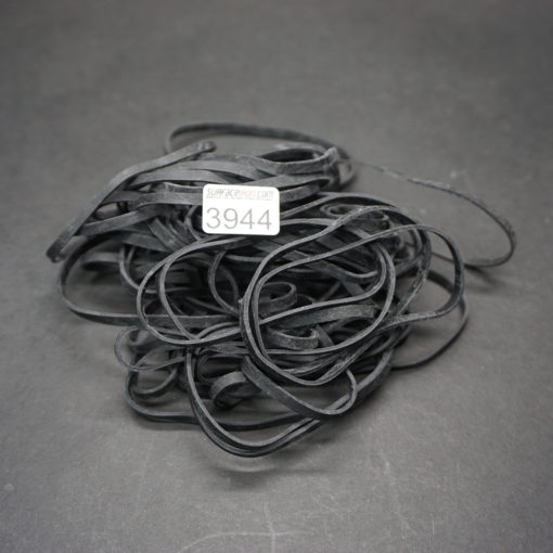 Black Rubber Bands - 1 oz. - Approx. 50