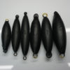 SIC Black Coated Torpedo Sinker 4 oz.