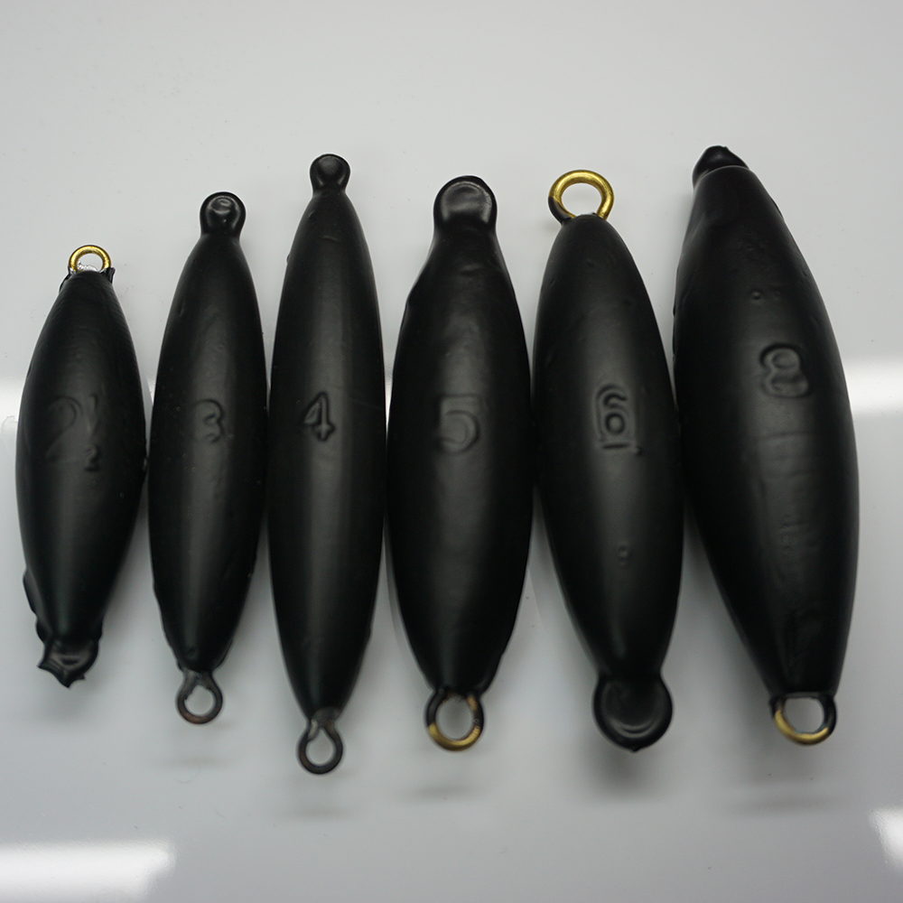 SIC Black Coated Torpedo Sinker 4 oz. 