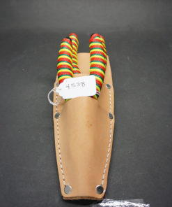 Leather Sheath W/ Titanium Coated 7