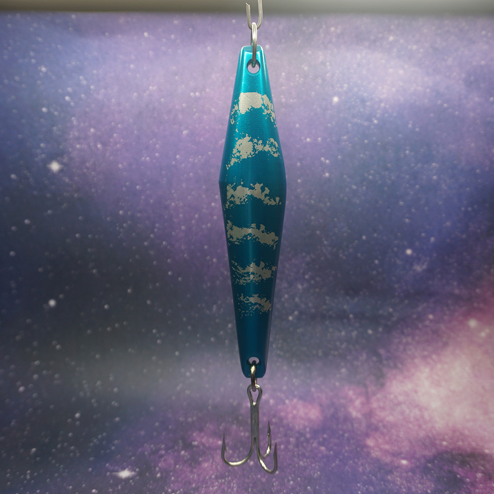 Z-Bar - CNC Jigs - DANCO Anodized - Blue/Silver Splatter