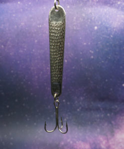 Hopkins Clone - Hammered Silver - Treble Hook