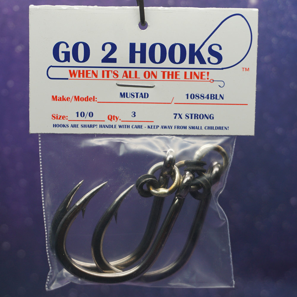 GO2 Hooks/ Mustad 10884BLN 10/0 