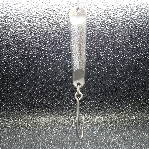 Hopkins - NO=EQL 450 - Hammered Silver - Single Hook