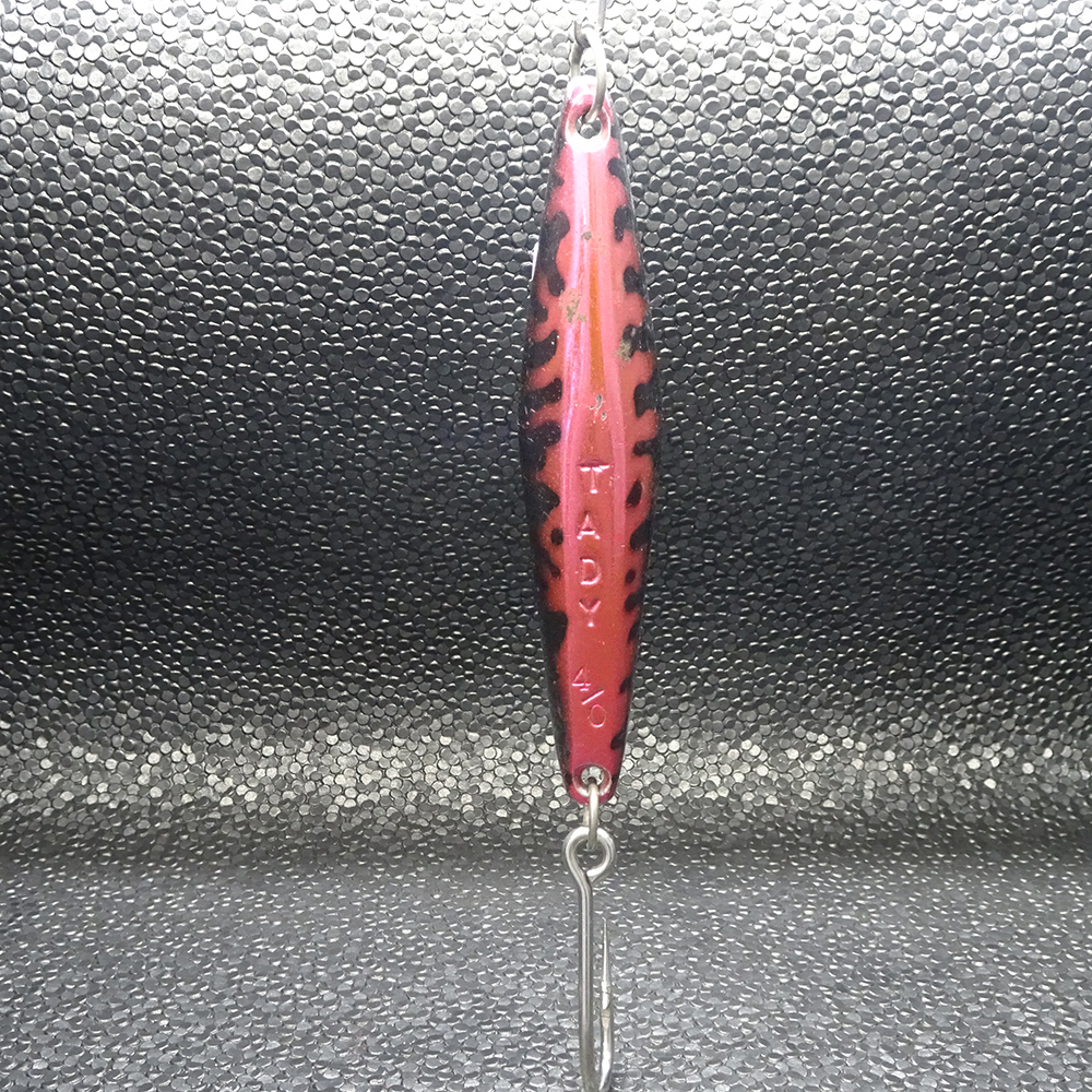 Tady - 4/0 - *Heavy* - Pink/Chrome/Black Mack - Single Hook