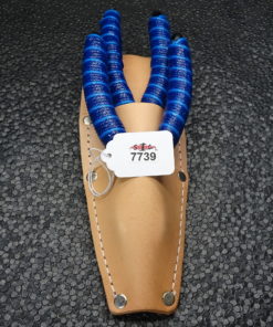 Leather Sheath W/ Titanium Coated 7
