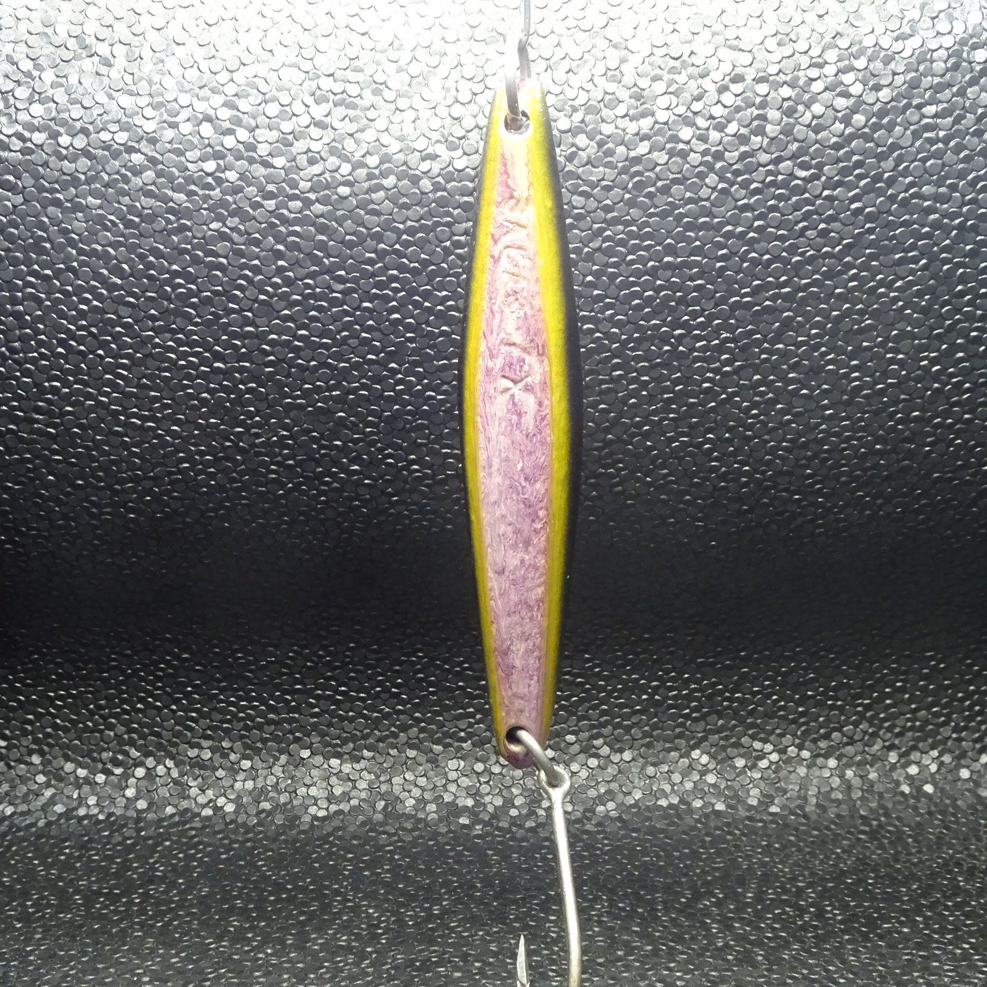 Salas - 7X - *Heavy* - Black/Yellow/Purple Sardine - Single Hook