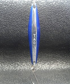 Tady - 4/0 - *Heavy* -  Blue/Chrome/Glow - Single Hook